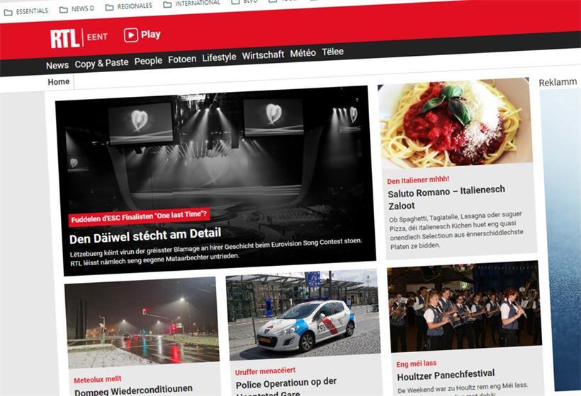 Ein Auge fürs Detail: Seit einiger Zeit persifliert eine Website den Auftritt von RTL – mit offenbar durchaus ernstgemeintem Hintergrund
