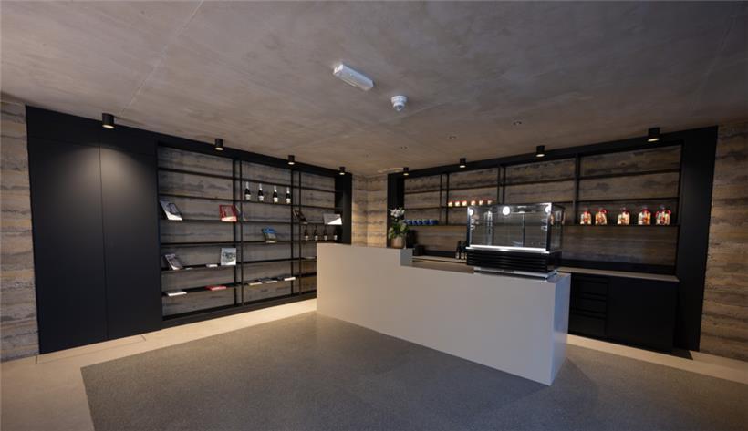 Ein Ausschank darf bei einem Konzertsaal nicht fehlen