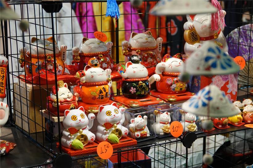 Ein Bereich der Halle war asiatischer Kultur gewidmet