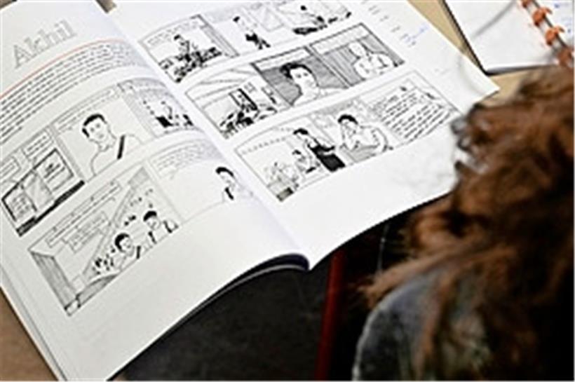 Ein Blick in die Broschüre der Organisation ASTI
