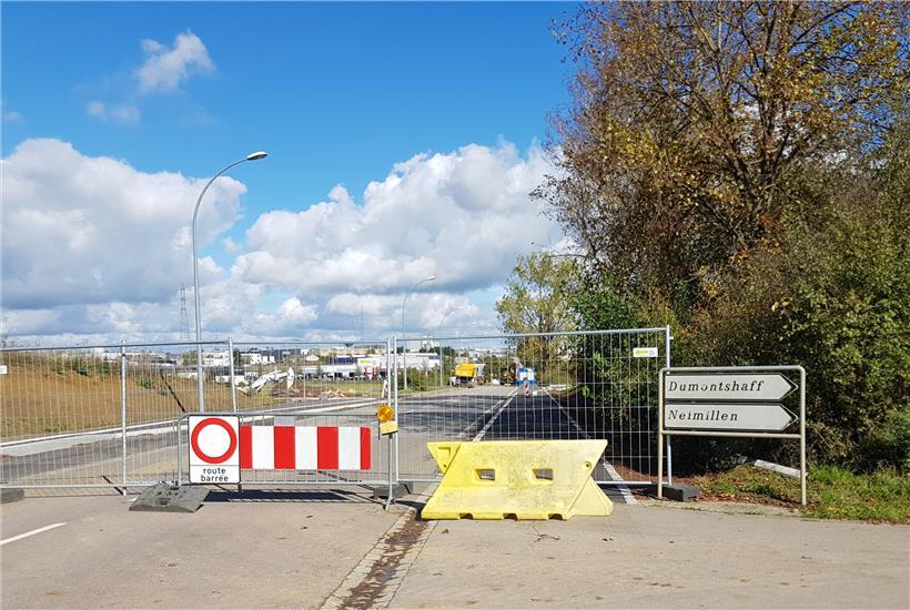 Ein Ende ist in Sicht: Zwar dauert die Sperrung des CR169 zwischen Schifflingen und Foetz eine Woche länger als geplant, doch die Hauptursache für das Verkehrschaos rund um Foetz ist bald Geschichte
