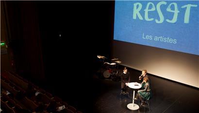 Ein Foto von der Pressekonferenz im November 2017 – am Anfang der „Reset“-Festivalgeschichte
