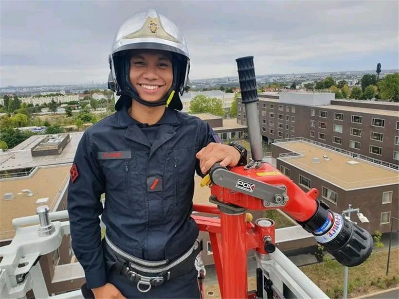 Ein Foto zu Beginn der Karriere: Hier war Kimari noch „sapeur de 1re classe“
