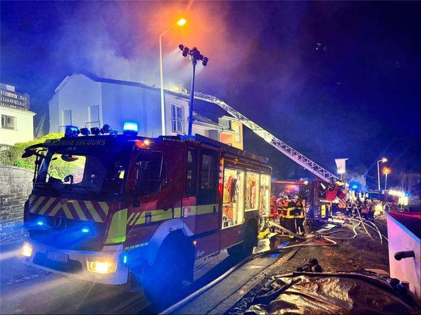 Ein Haus in Wiltz ist nach einem Brand vorerst nicht bewohnbar