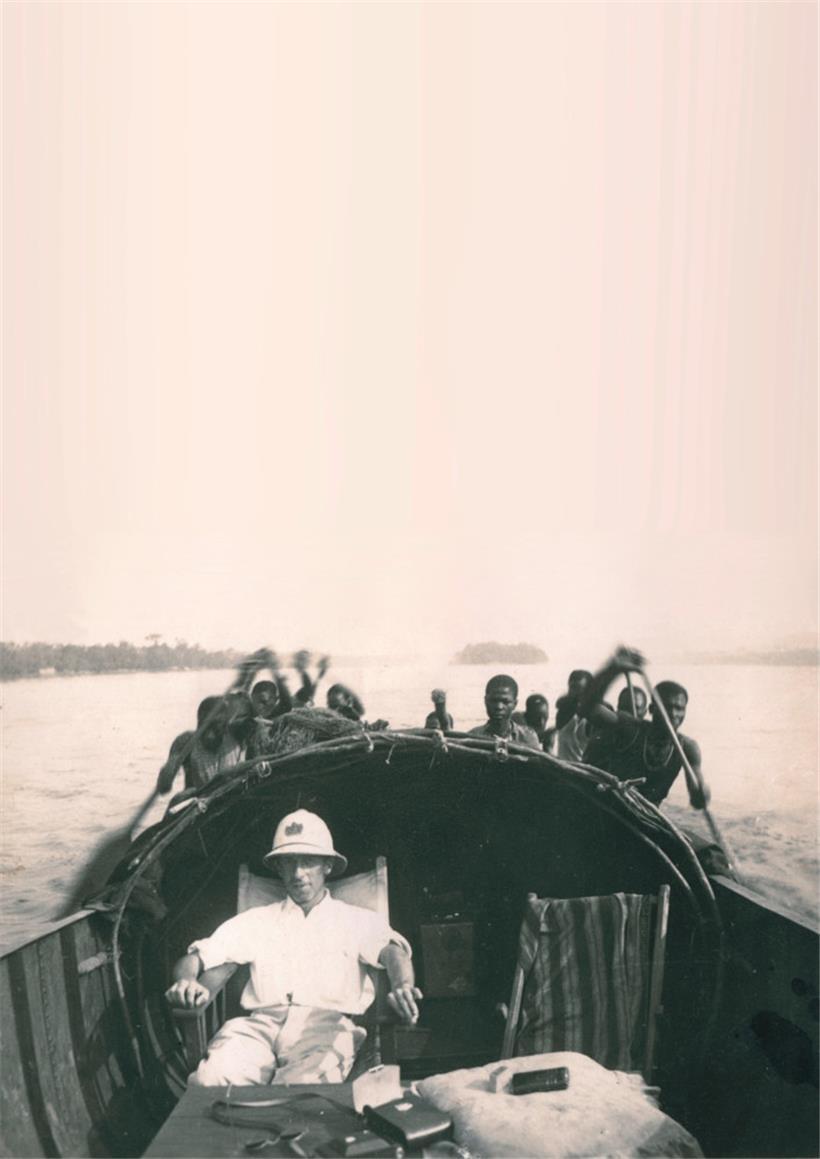 Ein Luxemburger Kolonist im Kongo.
