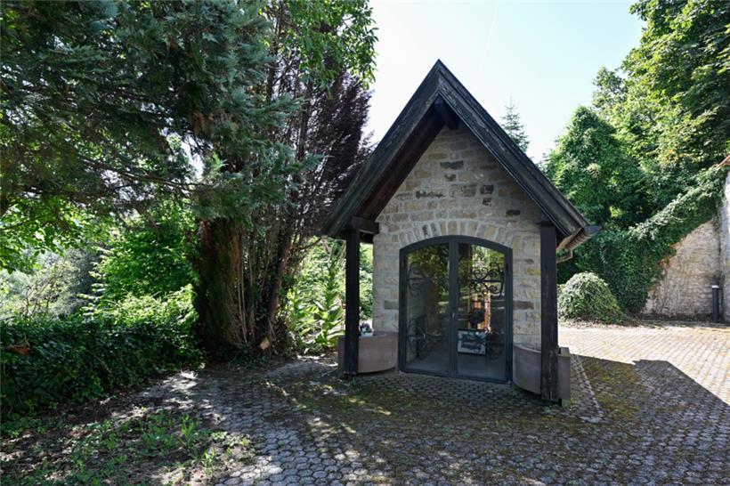 Ein Ort zum Meditieren. Die kleine Kapelle im hinteren Teil des Parks.