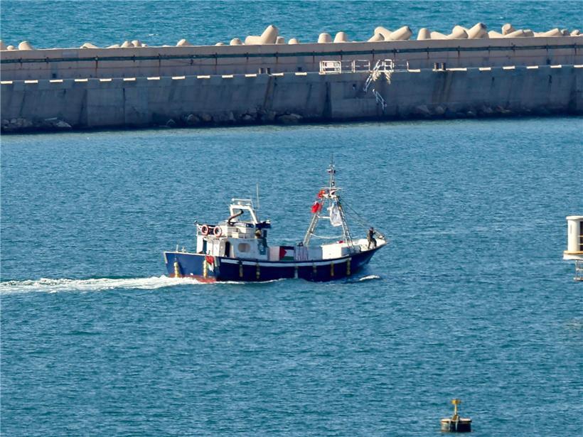 Schiff der Global Sumud Flotilla wird am 2. Oktober 2025 im Hafen von Aschdod von israelischen Streitkräften abgefangen