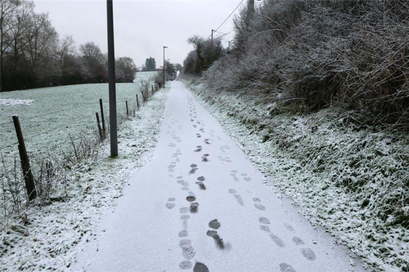 Ein Spaziergang an der frischen Luft hebt auch bei trübem Winterwetter die Laune – vor allem, wenn man mit anderen unterwegs ist
