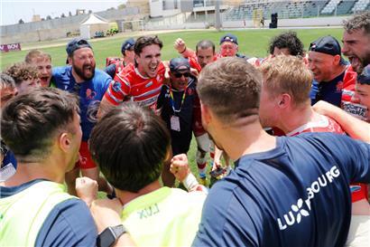 Ein Team, das Spaß macht: die Luxemburger Herren im Siebener-Rugby
