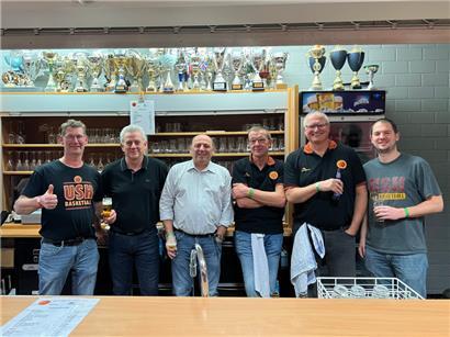 Ein Team, das sich für den Verein engagiert: Georges Sins, Änder Colbach, Romain Seiler, Serge Hetto, Claude Schmit, Joel Thesen (v.l.n.r.)
