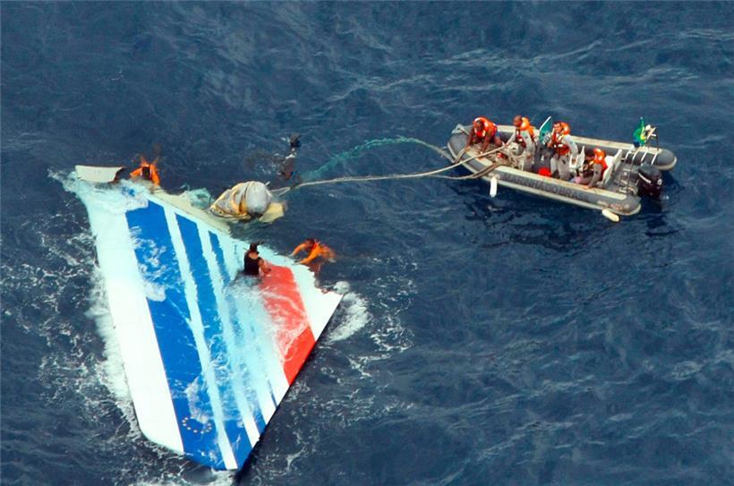 Ein Teil des A330 wurde im Juni 2009 von der brasilianischen Marine geborgen
