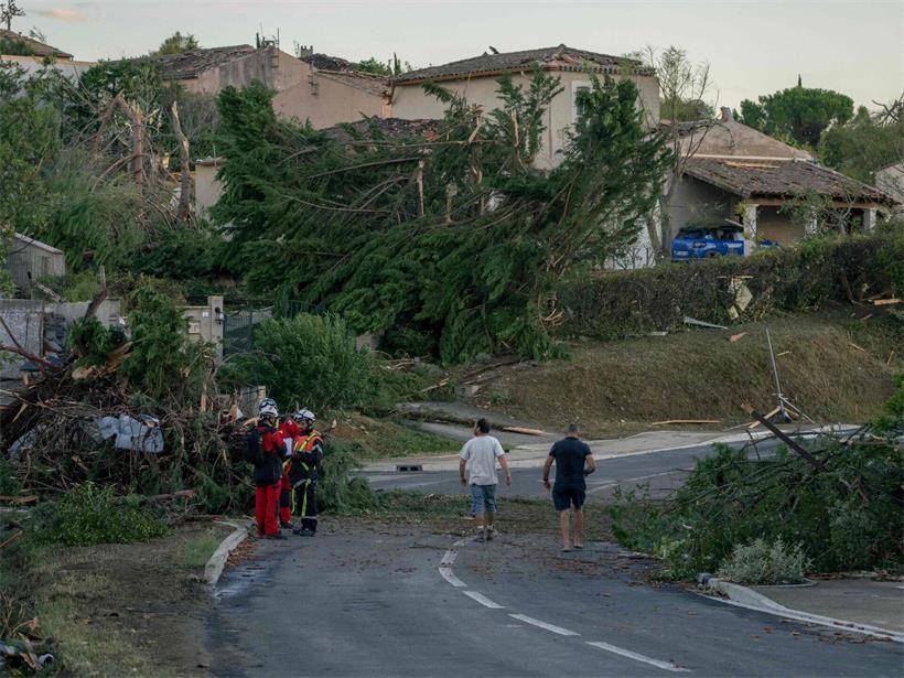 Ein Tornado fegte am 24. August über das Departement Aude hinweg