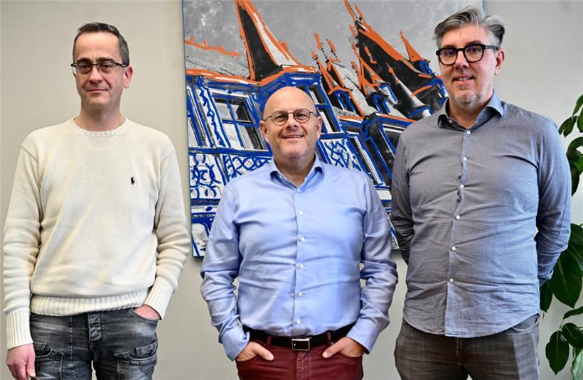 Ein Trio für alle Fälle: Steve Wiltzius, Fabio Secci und Mario Chiapolino (v.l.n.r.) bilden das CMCM-Direktionskomitee
