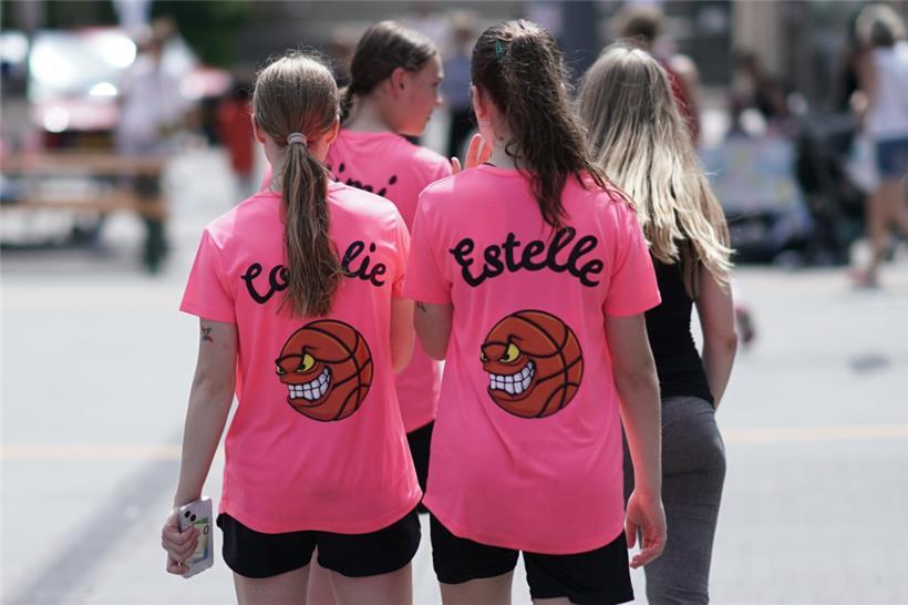 Ein echter Hingucker waren diese T-Shirts am Samstag