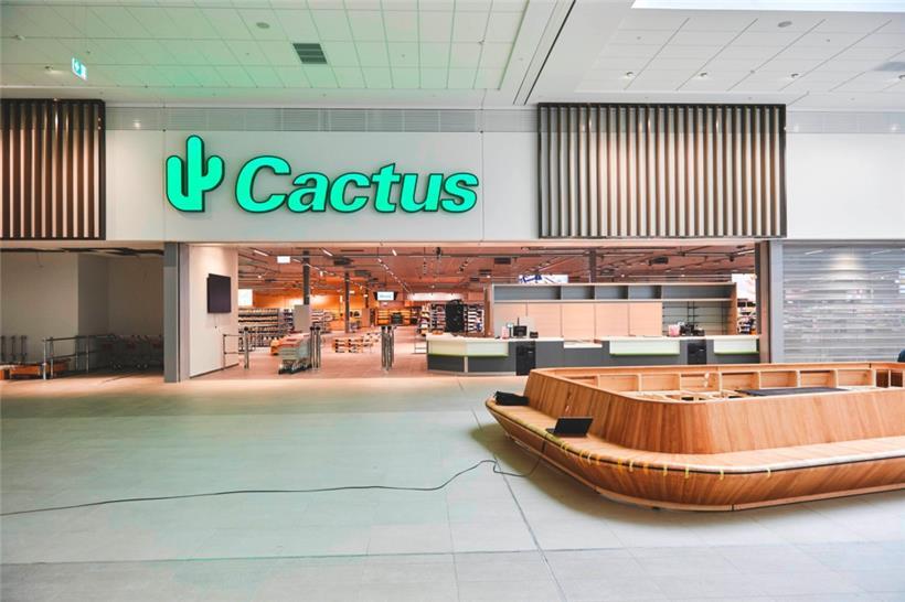 Ein erster Blick auf den neuen Eingang
