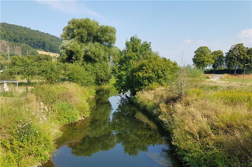 Ein großes Stück der Strecke verläuft entlang der Alzette
