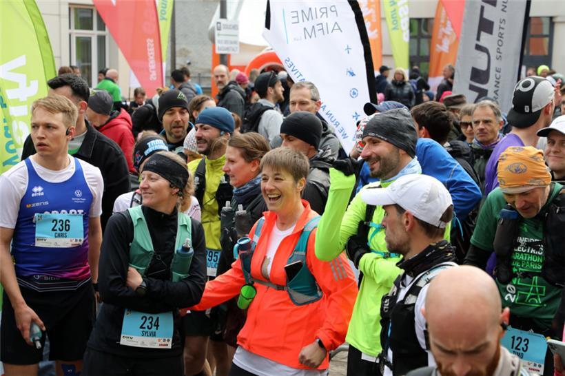 Ein kurzer Plausch bevor der Startschuss fiel