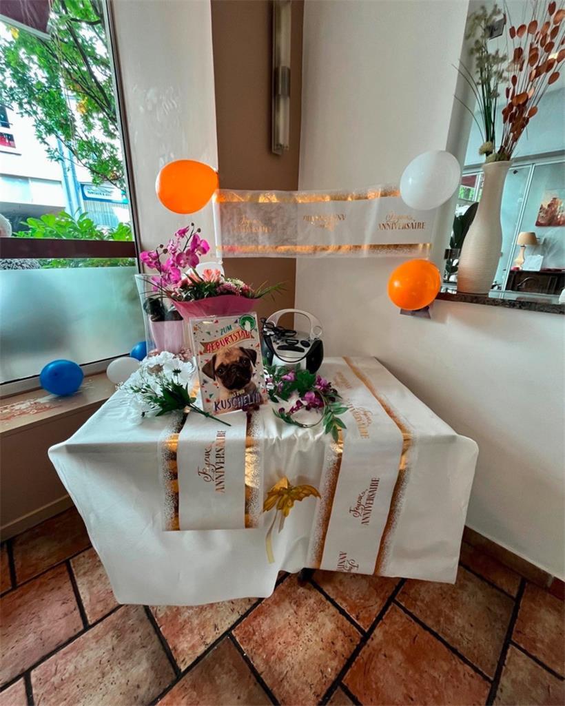 Ein schön dekorierter Tisch sorgte für das passende Ambiente