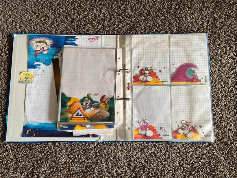 Ein typisches Diddl-Sammelalbum aus den 90er und frühen 2000er Jahren
