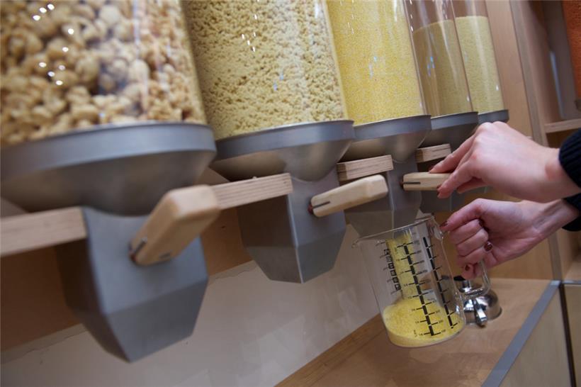 Ein verpackungsfreier Einkauf bei OUNI wird ab diesem Freitag nicht mehr möglich sein
