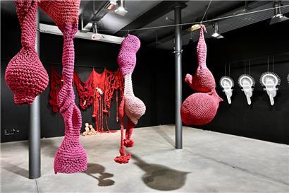 Einblick in die Expo „Element“ von Théid Johanns und Reiny Rizzi
