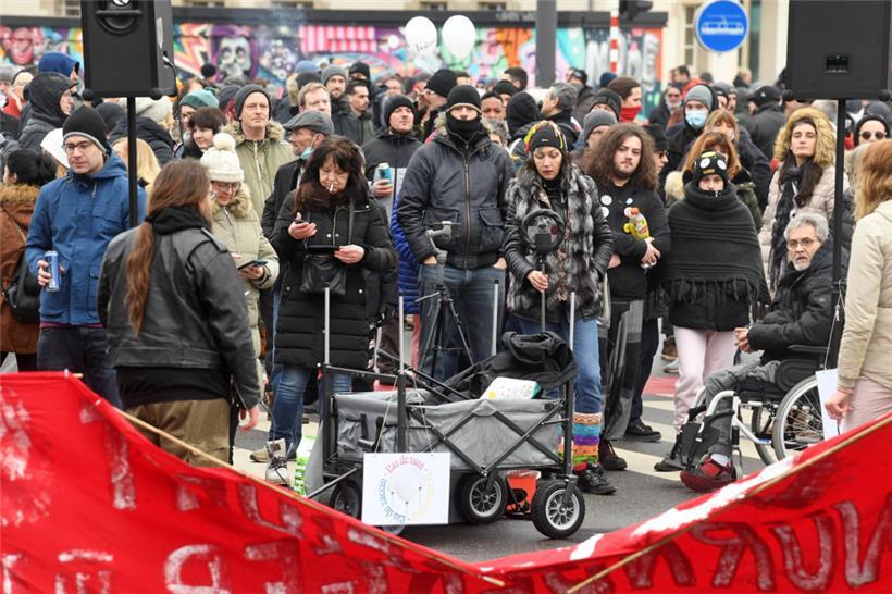Eindrücke von den Corona-Protesten am Samstag