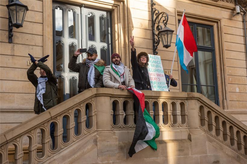 Eindrücke von der propalästinensischen Demo am Samstag in Luxemburg-Stadt