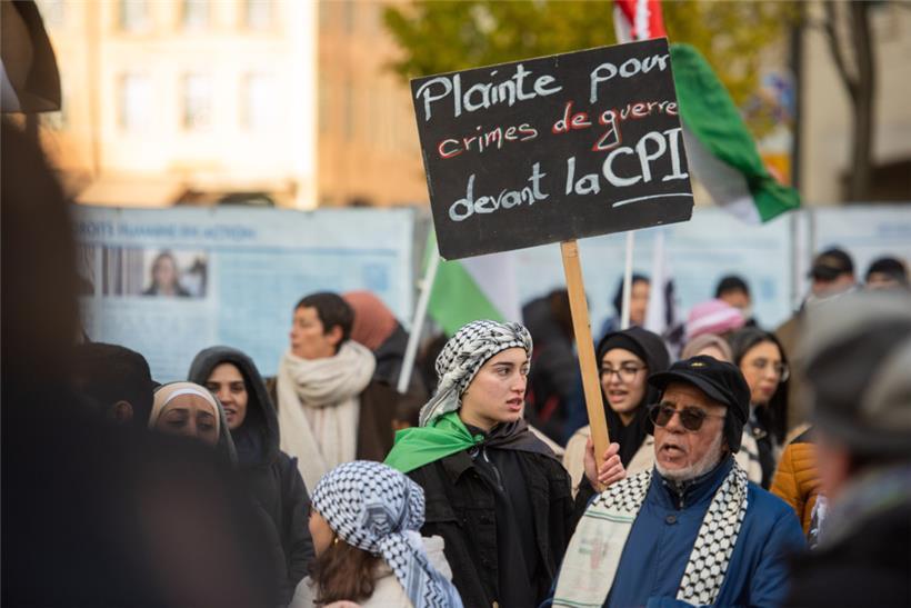 Eindrücke von der propalästinensischen Demo am Samstag in Luxemburg-Stadt