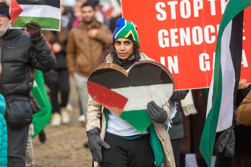 Eindrücke von der propalästinensischen Demo am Samstag in Luxemburg-Stadt
