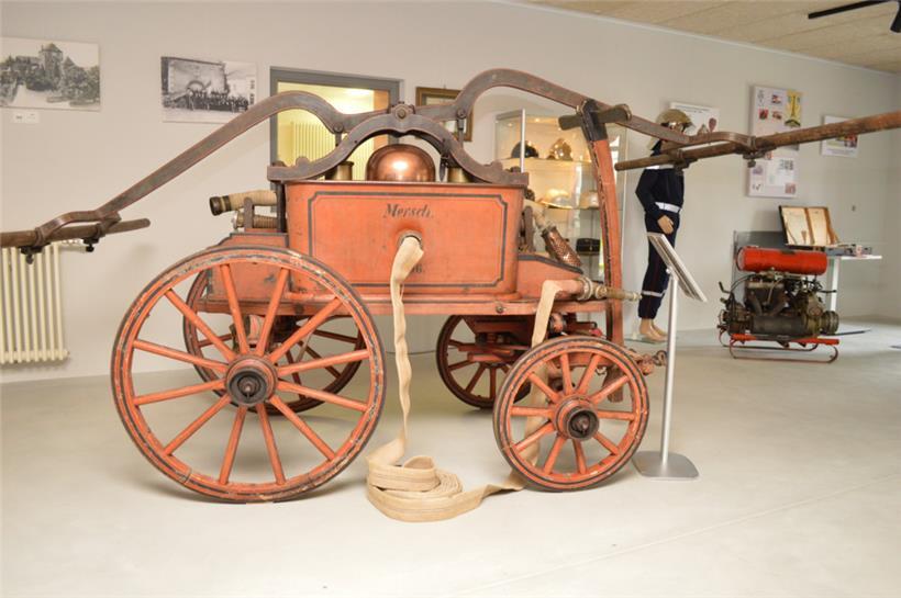 Eine 1896 gebaute Saug-Druckpumpe der Firma Beduwe aus Aachen