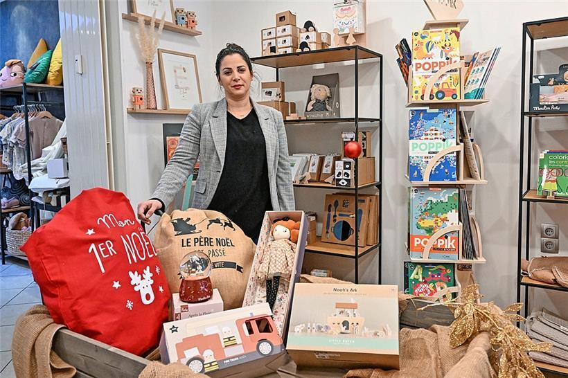 Eine Arche Noah, ein Feuerwehrauto oder auch eine Puppe gehören zu den momentanen Bestsellern des Geschäftes
