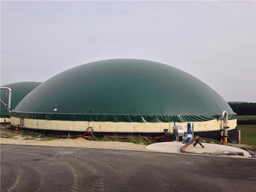 Eine Biogasanlage
