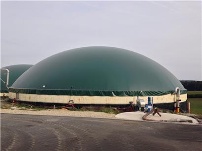 Eine Biogasanlage
