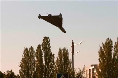 Eine Drohne über Kiew im vergangenen Oktober: Russland terrorisiert die Ukraine derzeit mit Angriffen auf die zivile Infrastruktur
