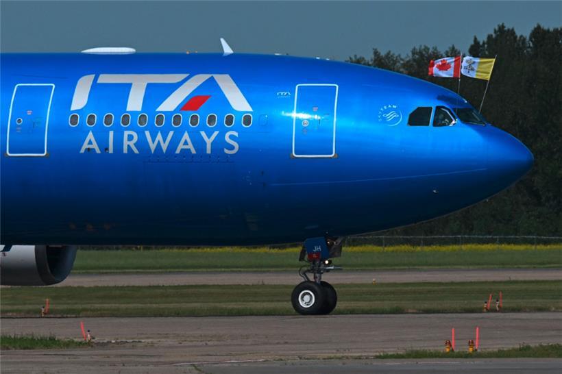 Eine Maschine der Fluggesellschaft Ita Airways
