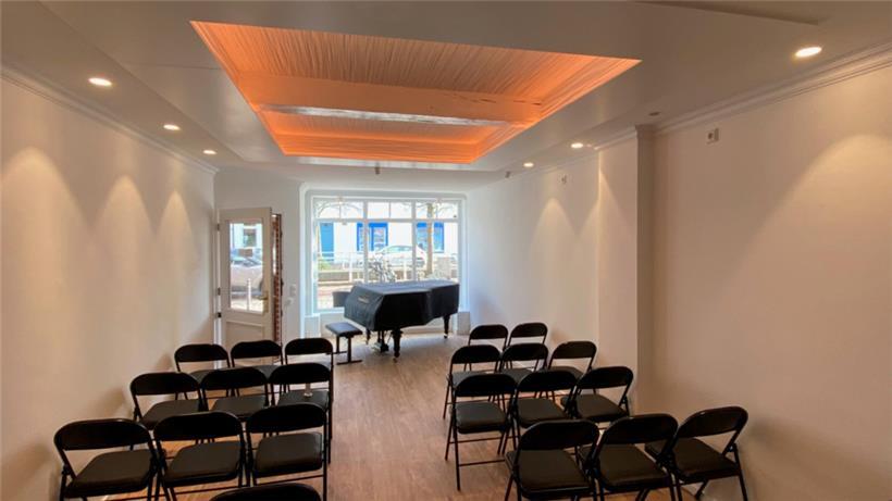 Eine Philharmonie mit nur 36 Sitzplätzen
