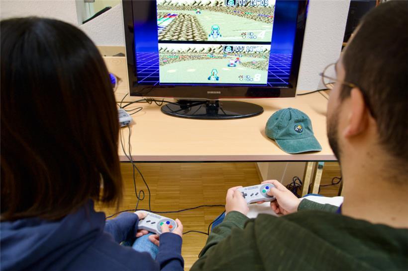 Eine Runde Mariokart