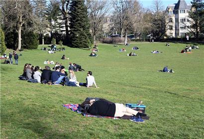 Eine Stadt ohne Grünflächen wäre nicht denkbar
