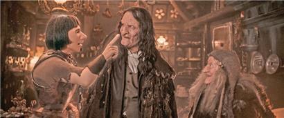 Eine Szene des Films „Hui Buh und das Hexenschloss“ 
