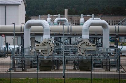 Eine Wartungsstation der Nord-Stream-2-Pipeline bei Lumin in Deutschland
