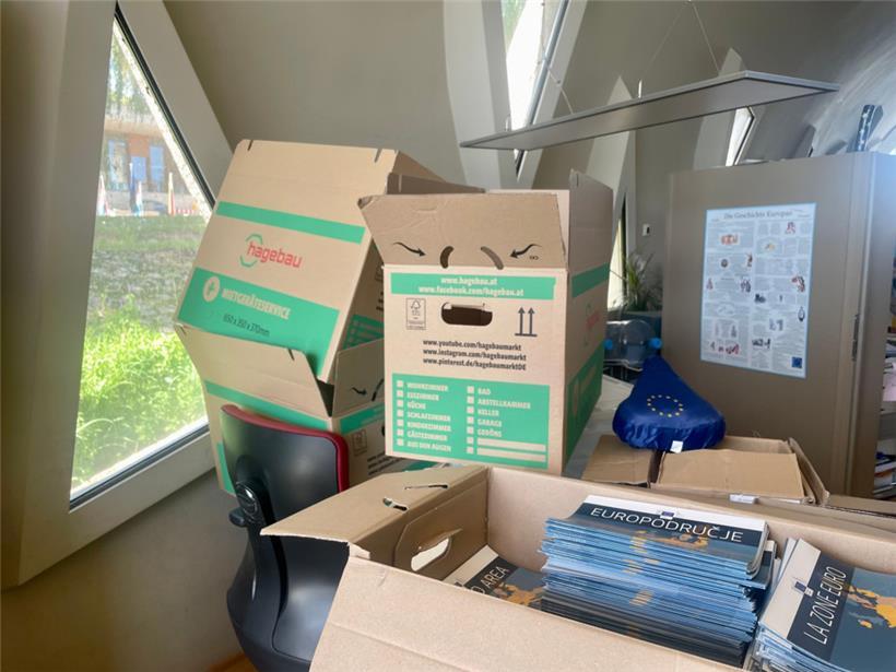 Eine Woche ist die Tourist-Info in Schengen geschlossen. Ab Montag ist sie im Ko...