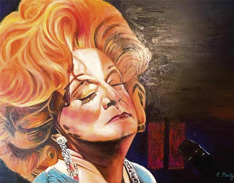 Eine Zeichnung von Gina Moltofrigida, alias Dominique Vitali 
