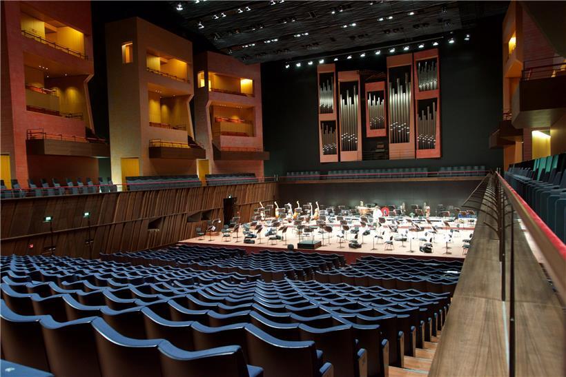 Eine leere Philharmonie an Nationalfeiertag. 2019 sah es noch ganz anders aus.
