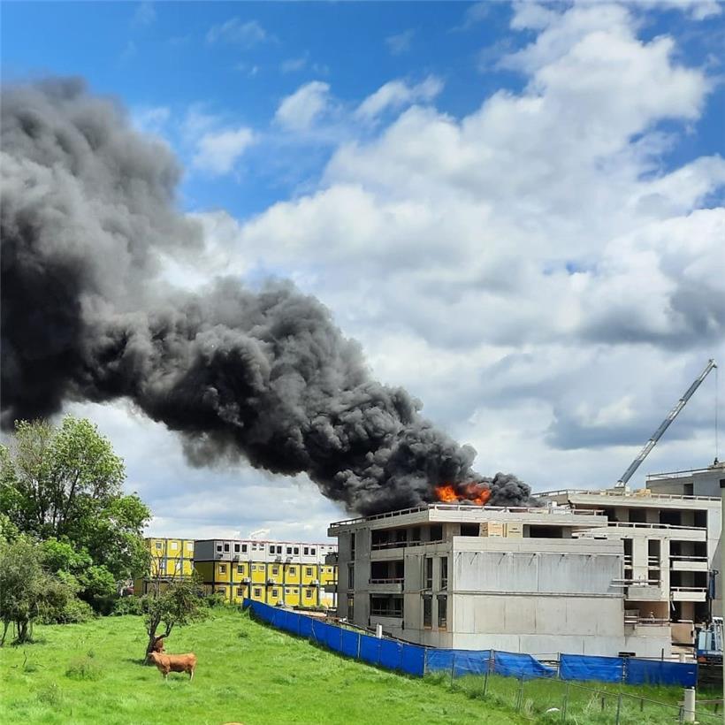 Eine unzureichende Wasserversorgung erschwerte die Löscharbeiten des CGDIS
