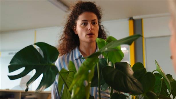 Eine zentrale Rolle in „Onkraut“ spielt Pablo, die sprechende Monstera-Pflanze

