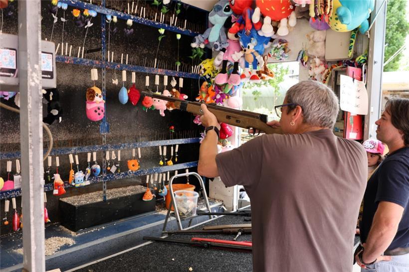 Einen Schießstand, an dem man sich beweisen konnte – oder eben nicht –, gab es natürlich auch 
