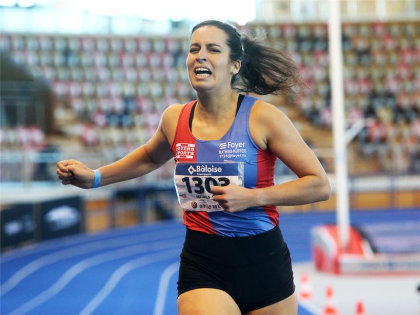 Einen von zwei Landesrekorden sicherte sich Charline Mathias über 800 Meter

