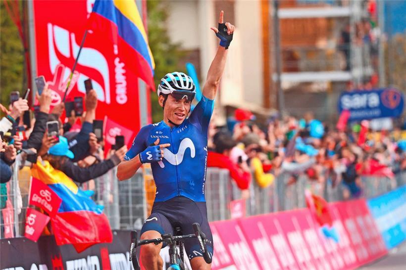 Einer Augusto Rubio siegte aus einer Fluchtgruppe heraus
