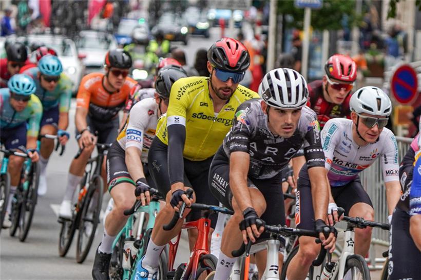 Einer von sechs Luxemburgern bei der 74. Tageblatt Flèche du Sud: Tom Thill (im gelben Trikot als bester Luxemburger)
