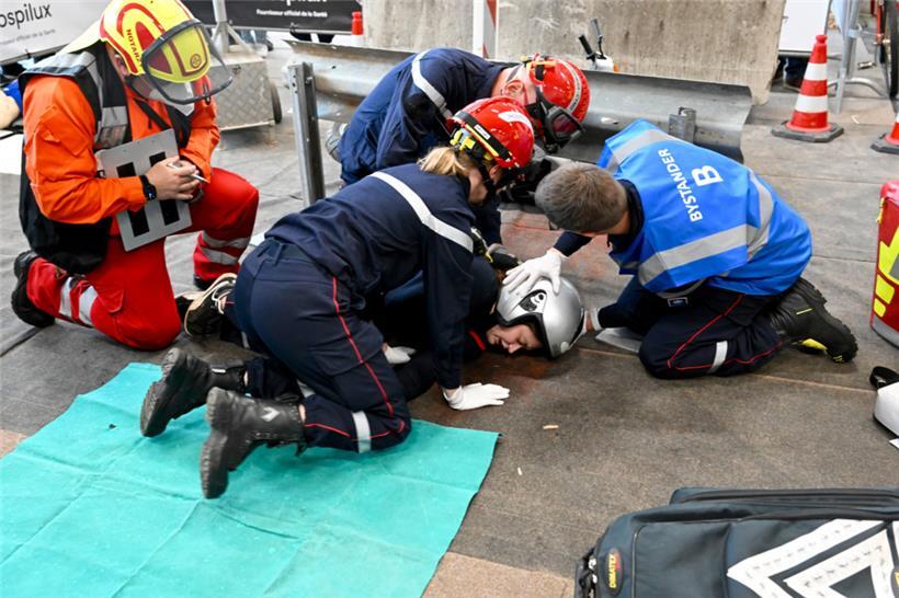 Eines der Highlights war das „World Rescue Challenge“, das zum ersten Mal in Luxemburg ausgetragen wurde
